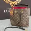 LOUIS VUITTON\NéoNoé Bucket Bag Monogram Empreinte mit Gurt Schwarz -1