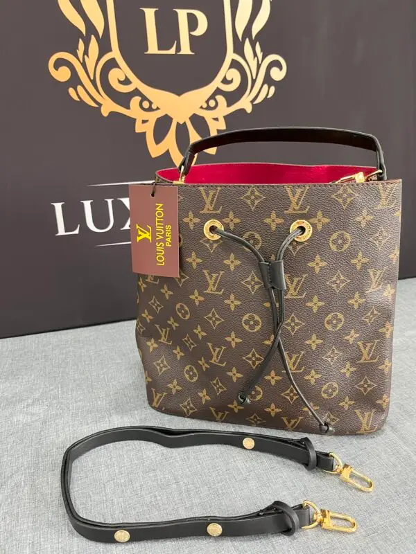 LOUIS VUITTON\NéoNoé Bucket Bag Monogram Empreinte mit Gurt Schwarz -1