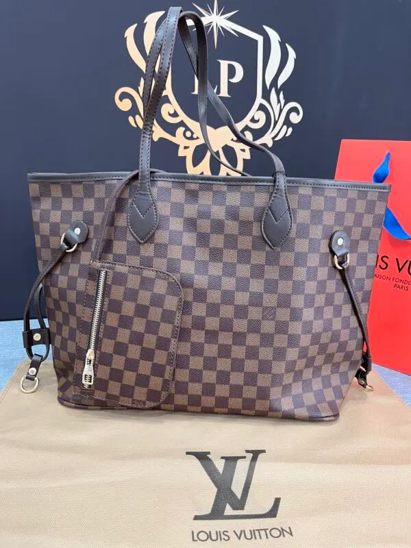 Louis Vuitton Stiel Neverfull Monogram Empreinte braun -1